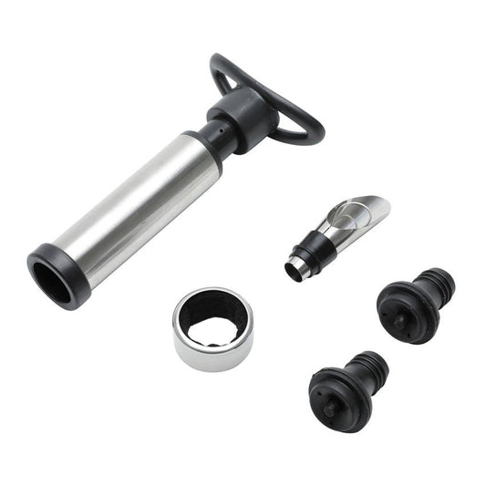 Conjunto 5 Peças de Aço Inox para Vinho com Caixa - DoceLar Loja