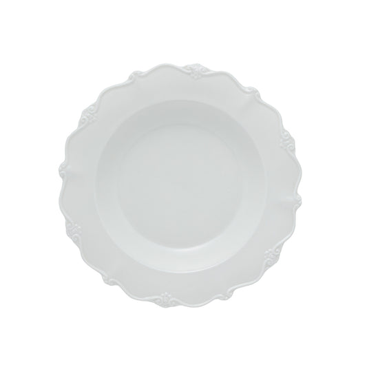 Conjunto 6 Pratos Fundos de Porcelana Fancy Branco - DoceLar Loja