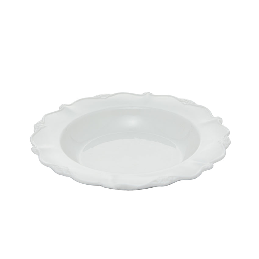 Conjunto 6 Pratos Fundos de Porcelana Fancy Branco - DoceLar Loja