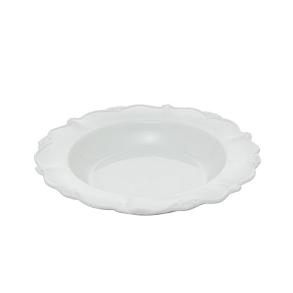 Conjunto 6 Pratos Fundos de Porcelana Fancy Branco - DoceLar Loja