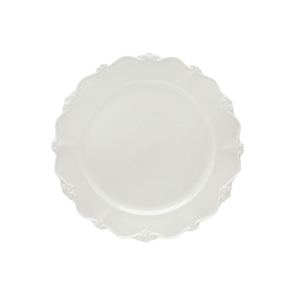 Conjunto 6 Pratos para Sobremesa de Porcelana Fancy Branco - DoceLar Loja