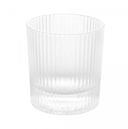 Cj 6 Copos Whisky Lines em Cristal 300ml - DoceLar Loja