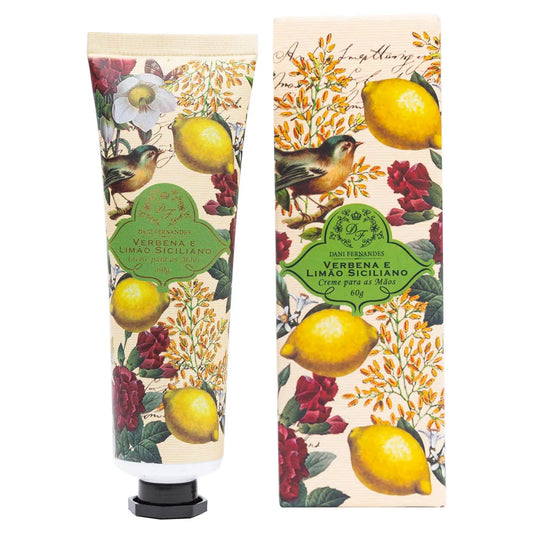 Creme para Mãos Verbena e Limão Siciliano 60g - DoceLar Loja
