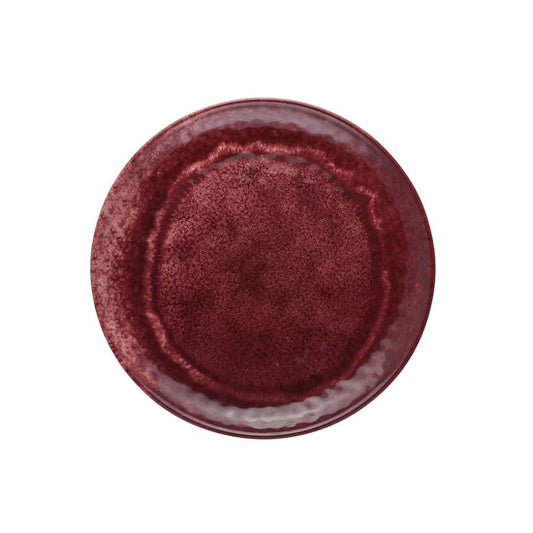 PRATO RASO MELAMINA AQUA VERMELHO 27cm