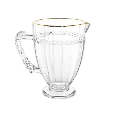 Jarra de Cristal Ecológico com Fio de Ouro Imperial 1L