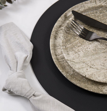 Prato de Sobremesa Aquarelle Stone - DoceLar Loja