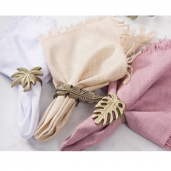 Guardanapo Franja Coloratta Branco - DoceLar Loja