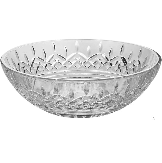 CENTRO DE MESA DECORATIVO CRISTAL DE CHUMBO LYS 30X10CM
