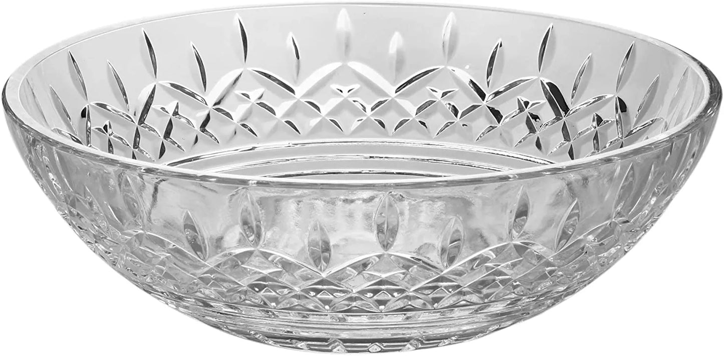 CENTRO DE MESA DECORATIVO CRISTAL DE CHUMBO LYS 30X10CM