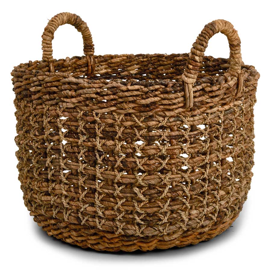 CESTO EM FIBRA NATURAL