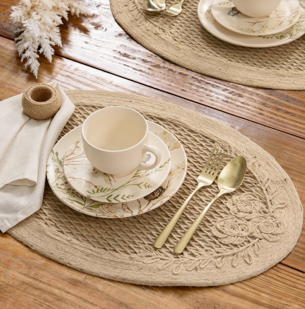 Xícara com Pires Aquarelle Garden - DoceLar Loja