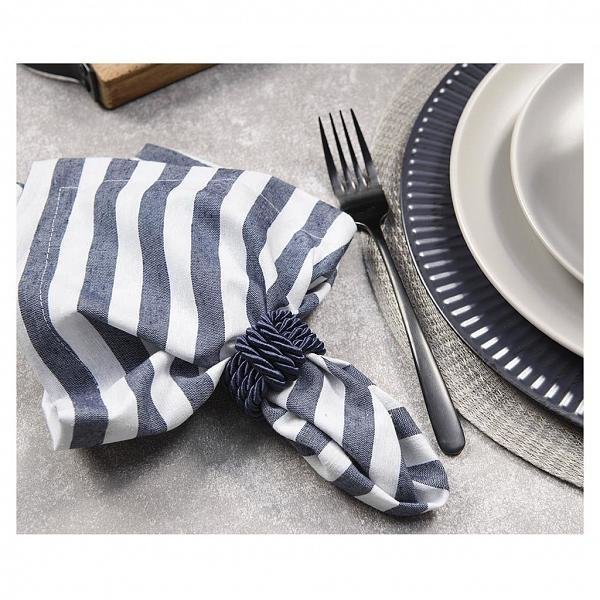 Guardanapo Eco Listras Marinho - DoceLar Loja