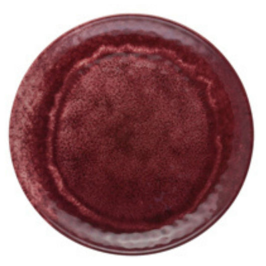 PRATO SOBREMESA MELAMINA AQUA VERMELHO 22cm