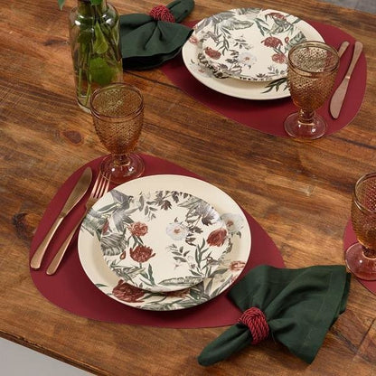 Jogo Americano Organico Ravena Merlot - DoceLar Loja