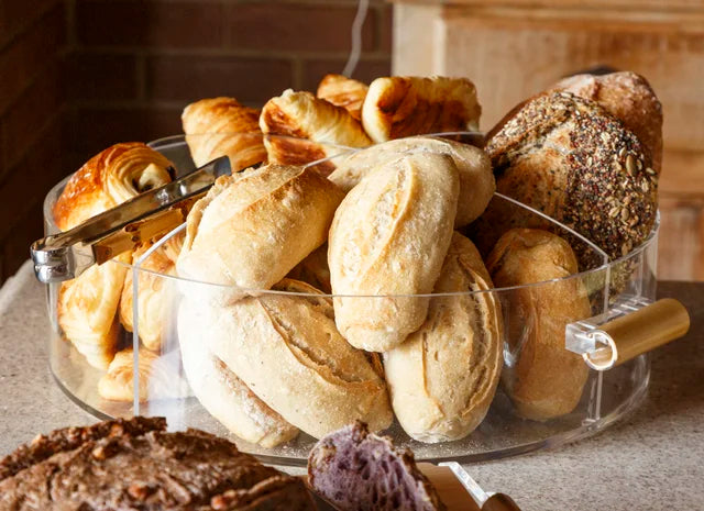 Cesto Para Pão G -Bambu - DoceLar Loja