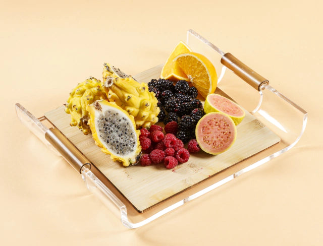 Bandeja de Serviço M -Bambu - DoceLar Loja