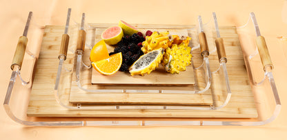 Bandeja de Serviço GG -Bambu - DoceLar Loja