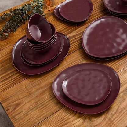 Prato de Lanche Runas Marsala - DoceLar Loja