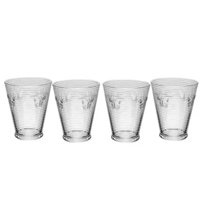 CJ 4 COPOS LINES BUTTERFLY 350ML VIDRO