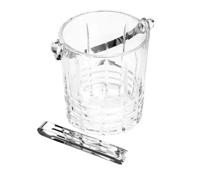 Balde P/ Gelo Vidro Alça e Pegador Grego - DoceLar Loja