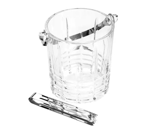 Balde P/ Gelo Vidro Alça e Pegador Grego - DoceLar Loja