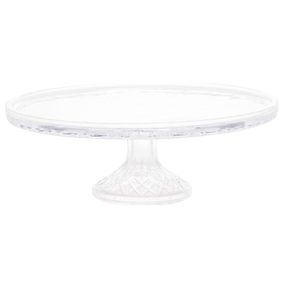 PRATO PARA BOLO DE CRISTAL COM PÉ LYS 32CM X 11CM
