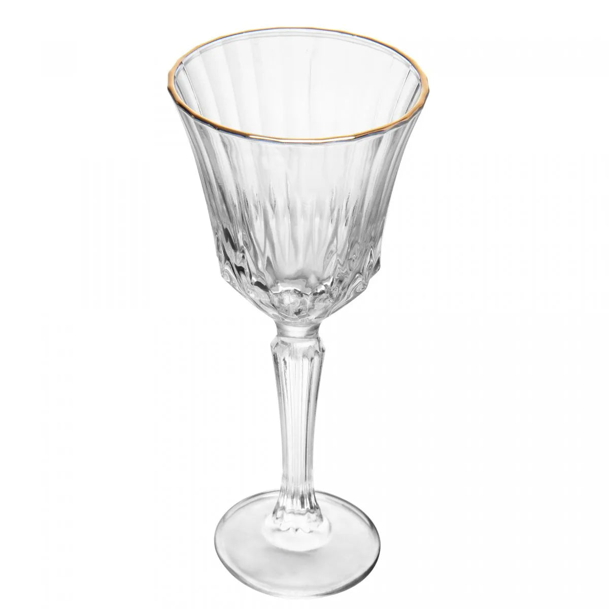 CJ TAÇAS DE VINHO BELLE JOUR COM FIO DE OURO 280ML CRISTAL ECOLOGICO