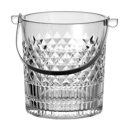 Balde para Gelo Esplanada em Cristal c/ Pinça - DoceLar Loja