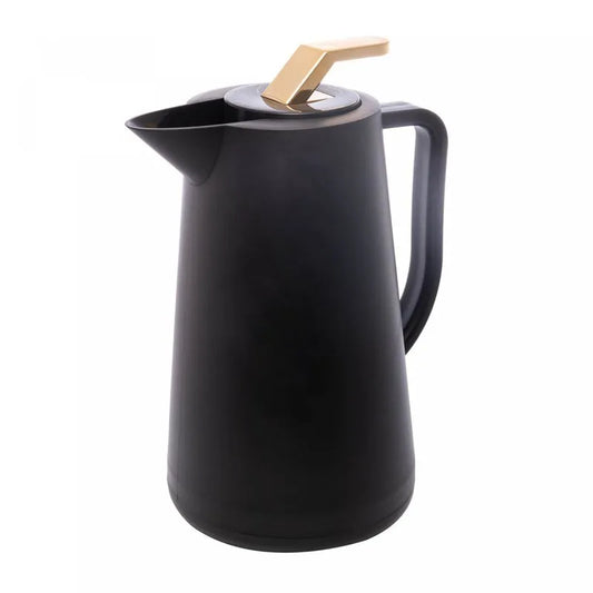 GARRAFA TERMICA DE PLASTICO ATENAS PRETO 1L