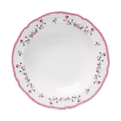 PRATO FUNDO FLORESCER 22CM ROSA CERAMICA WOLFF