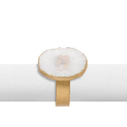 ANEL DE GUARDANAPO 4 PCS QUARTZO