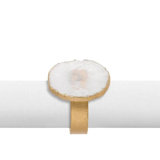 ANEL DE GUARDANAPO 4 PCS QUARTZO