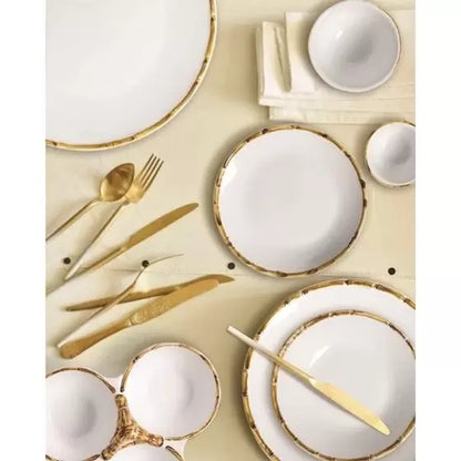 Travessa Funda Cerâmica Bambu - DoceLar Loja