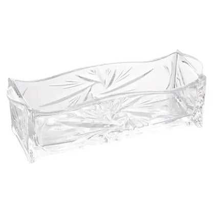 PORTA TALHER DE CRISTAL DE CHUMBO PRIMA 27CMX8CMX9CM