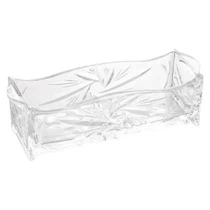 PORTA TALHER DE CRISTAL DE CHUMBO PRIMA 27CMX8CMX9CM