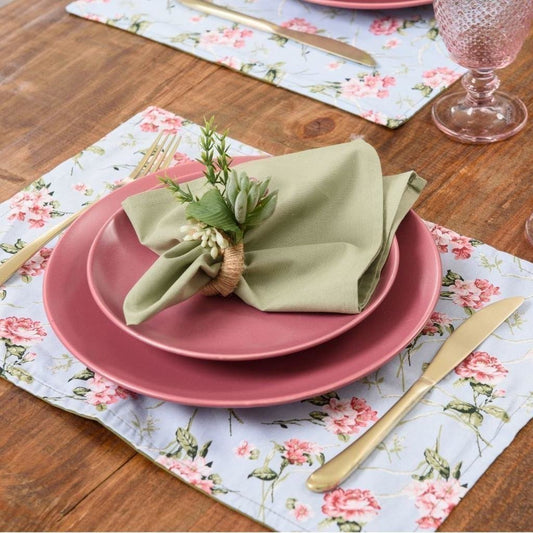 Guardanapo Home 4 Pcs Salvia - DoceLar Loja
