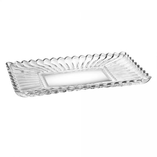 TRAVESSA DE CRISTAL DE CHUMBO GENEVA 30CM X 17CM X 3CM