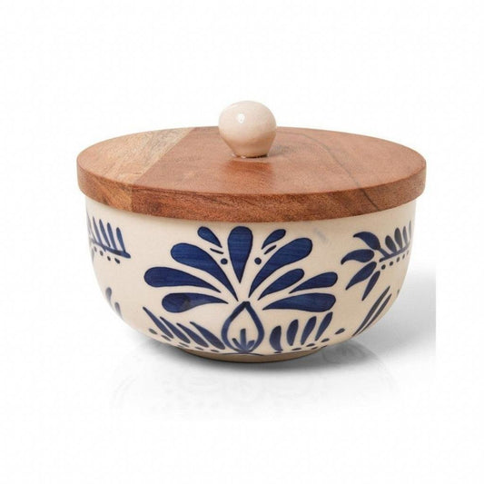 Potiche com Tampa Versailles Narsciso 19,5cm x 11cm