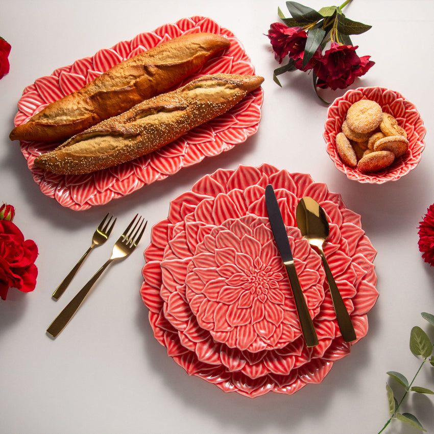 Faqueiro 30 Peças de Aço Inox Pisa Dourado - DoceLar Loja