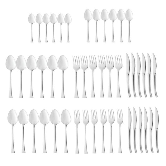 Faqueiro 48 Peças de Aço Inox Berna - DoceLar Loja