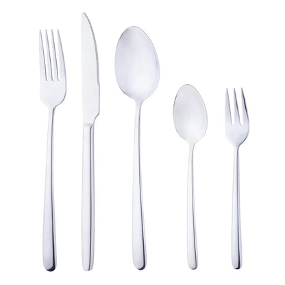 Faqueiro 30 Peças de Aço Inox Viena