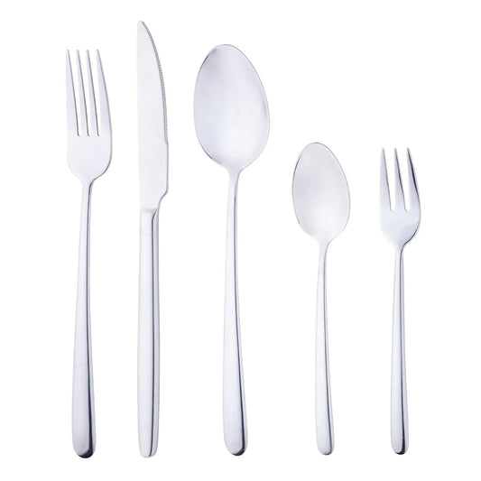 Faqueiro 30 Peças de Aço Inox Viena