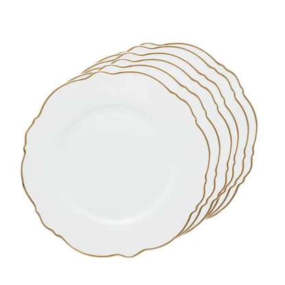 CJ 6 PRATOS SOBREMESA MALDIVAS FIO DOURADO