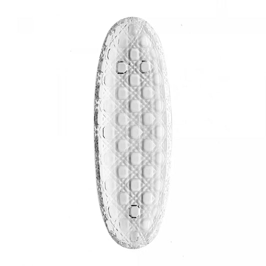 TRAVESSA VICHY  40,2CM X 13,5CM X 3,3CM CRISTAL - LYOR