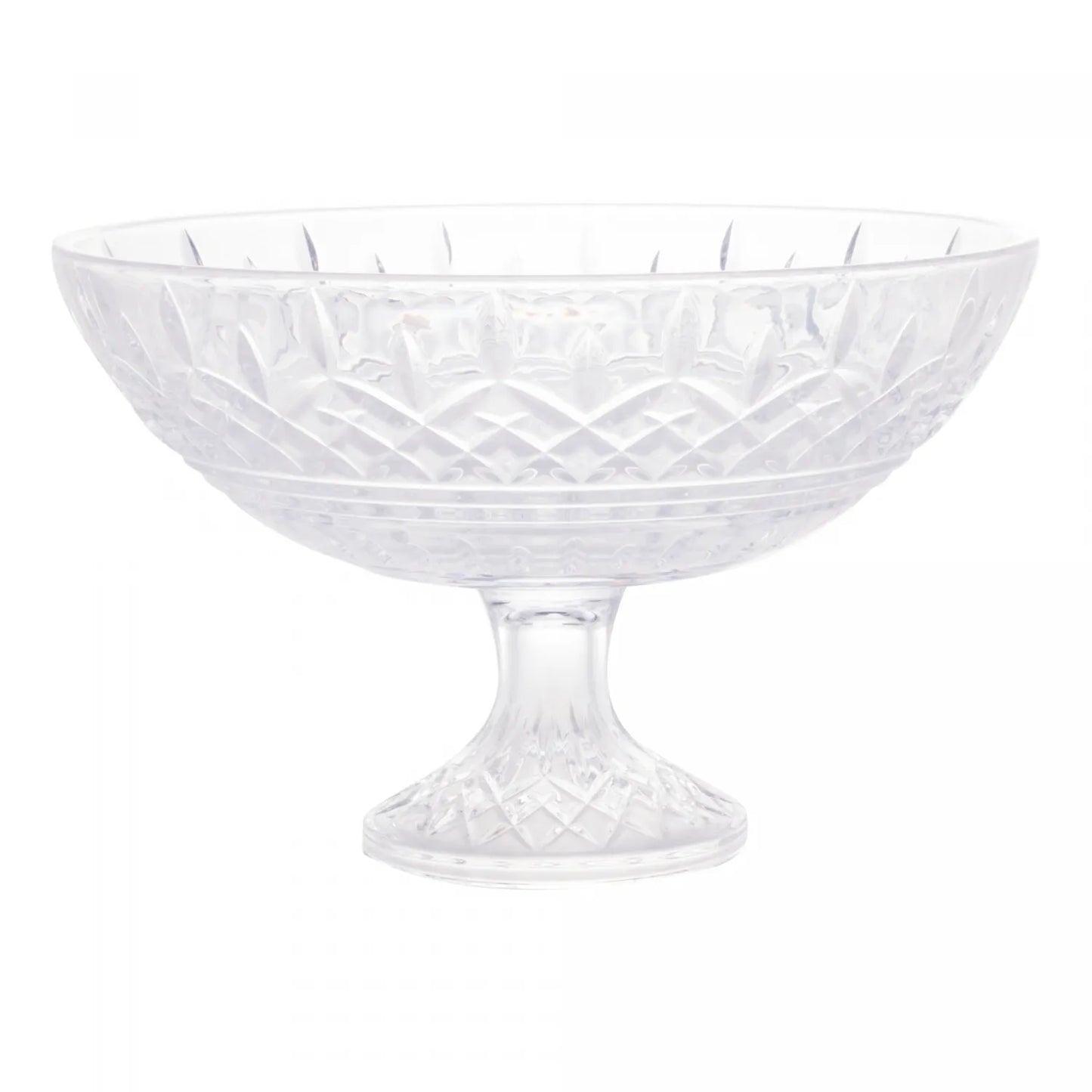 CENTRO DE MESA DECORATIVO CRISTAL DE CHUMBO COM PE LYS 30X19CM