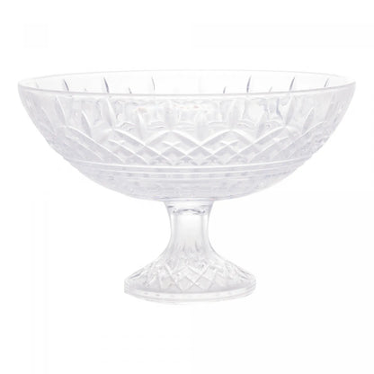 CENTRO DE MESA DECORATIVO CRISTAL DE CHUMBO COM PE LYS 30X19CM
