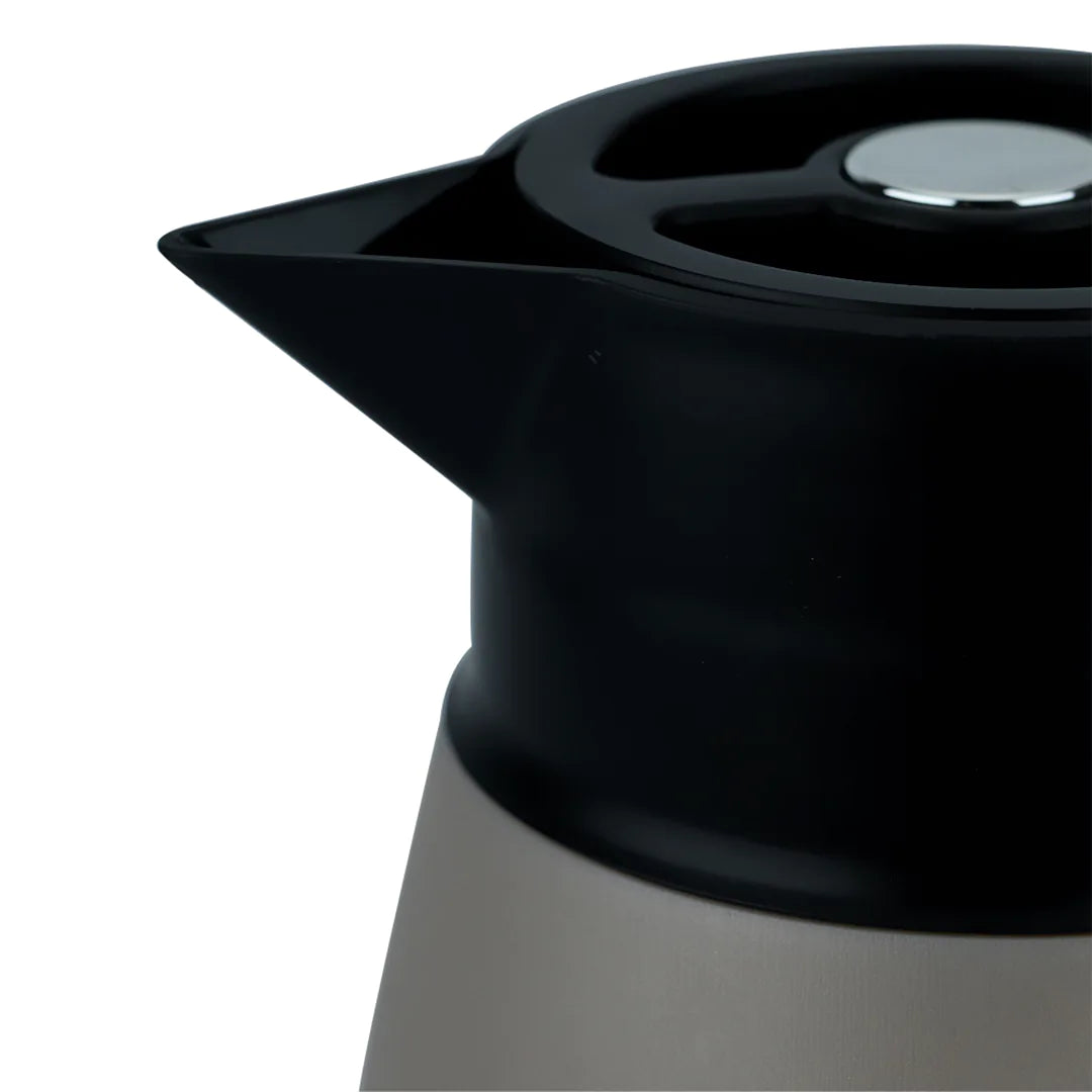 Garrafa Térmica em Plástico 1L-Champanhe Metálico - DoceLar Loja