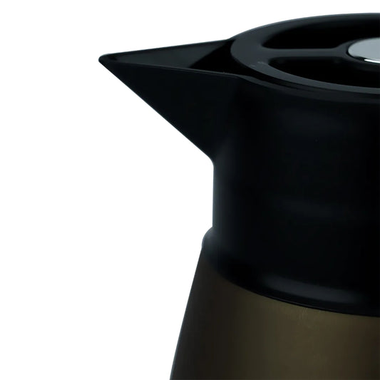 Garrafa Térmica em Plástico 1L-Marrom Milionário - DoceLar Loja