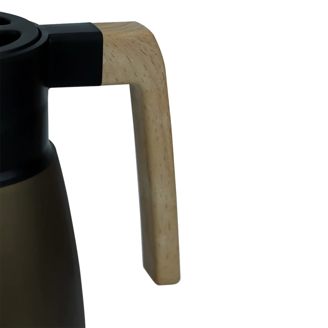 Garrafa Térmica em Plástico 1L-Marrom Milionário - DoceLar Loja