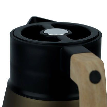 Garrafa Térmica em Plástico 1L-Marrom Milionário - DoceLar Loja